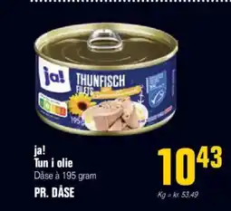 Poetzsch Padborg Ja! tun i olie tilbud