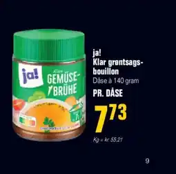 Poetzsch Padborg Ja! klar grøntsags- bouillon tilbud