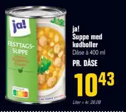 Poetzsch Padborg Ja! suppe med kødboller tilbud