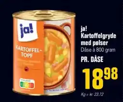 Poetzsch Padborg Ja kartoffelgryde med pølser tilbud
