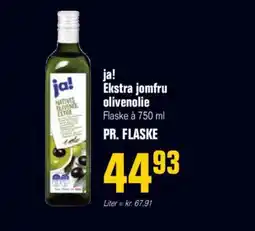 Poetzsch Padborg Ja! ekstra jomfru olivenolie flaske à tilbud