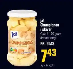 Poetzsch Padborg Ja! champignon i skiver tilbud