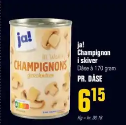 Poetzsch Padborg Ja! champignon i skiver tilbud