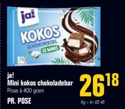 Poetzsch Padborg Ja! mini kokos chokoladebar tilbud