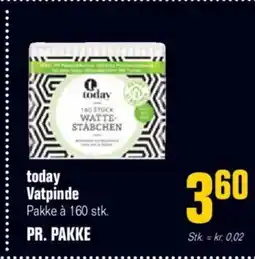 Poetzsch Padborg Today vatpinde pakke à 160 stk. tilbud
