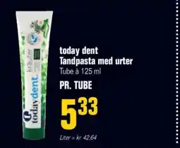Poetzsch Padborg Today dent tandpasta med urter tube à tilbud