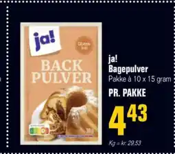 Otto Duborg Ja! bagepulver tilbud