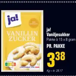 Otto Duborg Ja! vaniljesukker tilbud