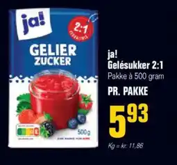 Otto Duborg Ja! gelésukker 2:1 tilbud