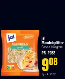 Otto Duborg ja! Mandelsplitter tilbud