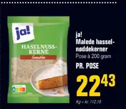 Otto Duborg Ja! malede hassel- nøddekerner tilbud