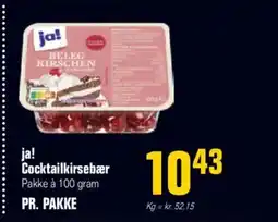 Otto Duborg Ja! cocktailkirsebær tilbud