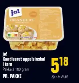 Otto Duborg Ja! kandiseret appelsinskal i tern tilbud