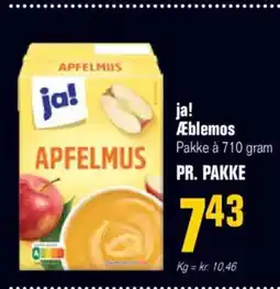 Otto Duborg Ja! æblemos pakke à 710 gram tilbud