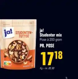 Otto Duborg Ja! studenter mix tilbud