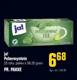 Otto Duborg Ja! pebermyntete tilbud