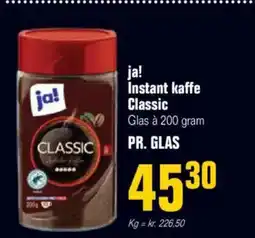 Otto Duborg Ja! instant kaffe classic tilbud