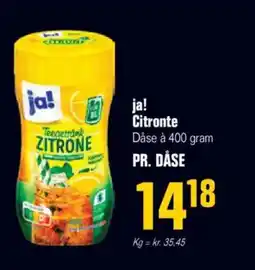 Otto Duborg ja! Citronte Dåse tilbud