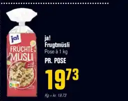 Otto Duborg Ja! frugtmüsli tilbud