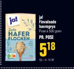 Otto Duborg Ja! finvalsede havregryn tilbud