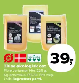 SuperBrugsen Thise økologisk ost tilbud