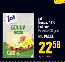 Otto Duborg Ja! gouda, 48% i skiver tilbud