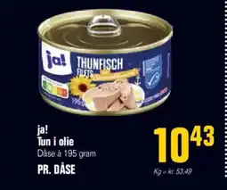 Otto Duborg Ja! tun i olie tilbud