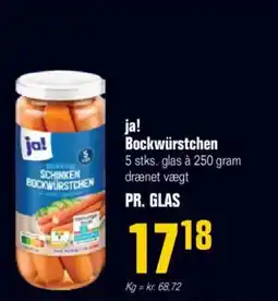 Otto Duborg Ja! bockwürstchen tilbud