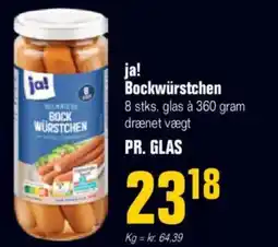 Otto Duborg Ja! bockwürstchen tilbud