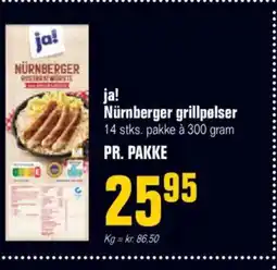 Otto Duborg ja! Nürnberger grillpølser tilbud
