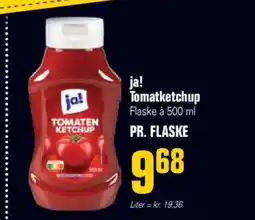 Otto Duborg ja! Tomatketchup Flaske à tilbud