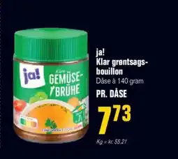 Otto Duborg Ja! klar grøntsags- bouillon tilbud