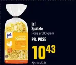 Otto Duborg Ja! spätzle tilbud