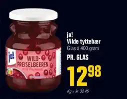 Otto Duborg ja! Vilde tyttebær Glas à 400 gram tilbud