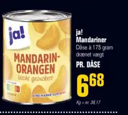 Otto Duborg Ja! mandariner tilbud