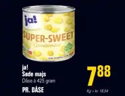 Otto Duborg Ja! søde majs tilbud
