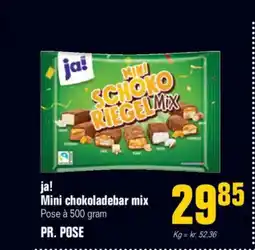Otto Duborg Ja! mini chokoladebar mix tilbud