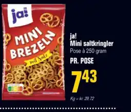 Otto Duborg Ja! mini saltkringler pose à 250 gram tilbud