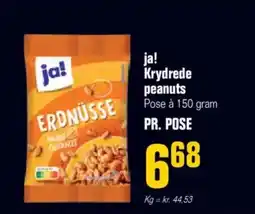 Otto Duborg Ja! krydrede peanuts pose à tilbud
