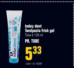 Otto Duborg today dent Tandpasta frisk gel tilbud