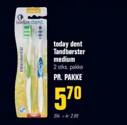 Otto Duborg Today dent tandbørster medium tilbud