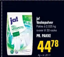 Otto Duborg ja! Vaskepulver tilbud