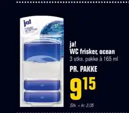 Otto Duborg Ja! wc frisker, ocean 3 stks. pakke à pr. pakke tilbud