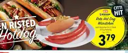 Citti Rote Hot Dog Würstchen tilbud