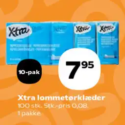 SuperBrugsen Xtra lommetørklæder tilbud