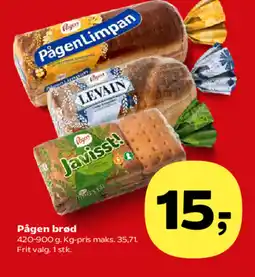 SuperBrugsen Pågen brød tilbud