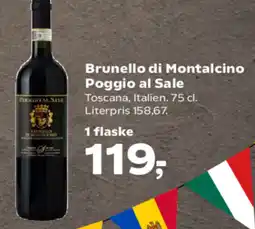 SuperBrugsen Brunello di Montalcino Poggio al Sale tilbud