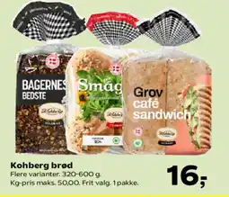 SuperBrugsen Kohberg brød tilbud