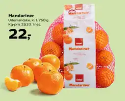 SuperBrugsen Mandariner tilbud