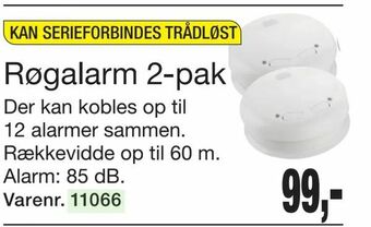 Harald Nyborg Røgalarm 2-pak tilbud